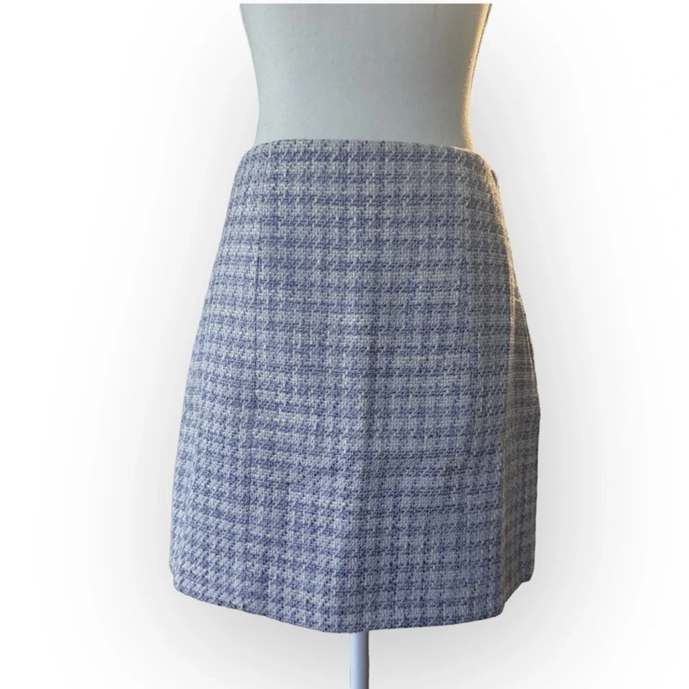 *NWT* Favorite Daughter First Wife Mini Skirt Sz 6 Preppy Tweed Plaid Timeless